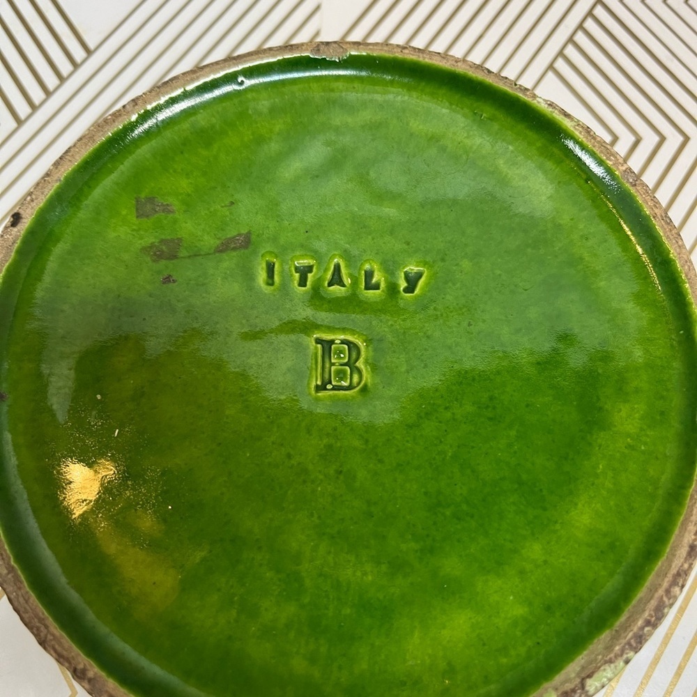 Vintage Mid-Century Bitossi For Rosenthal-Netter Ceramic Glazed Ashtray - Picture 10 of 14